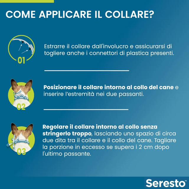 SERESTO COLLARE CANE INFERIORE A 8 KG