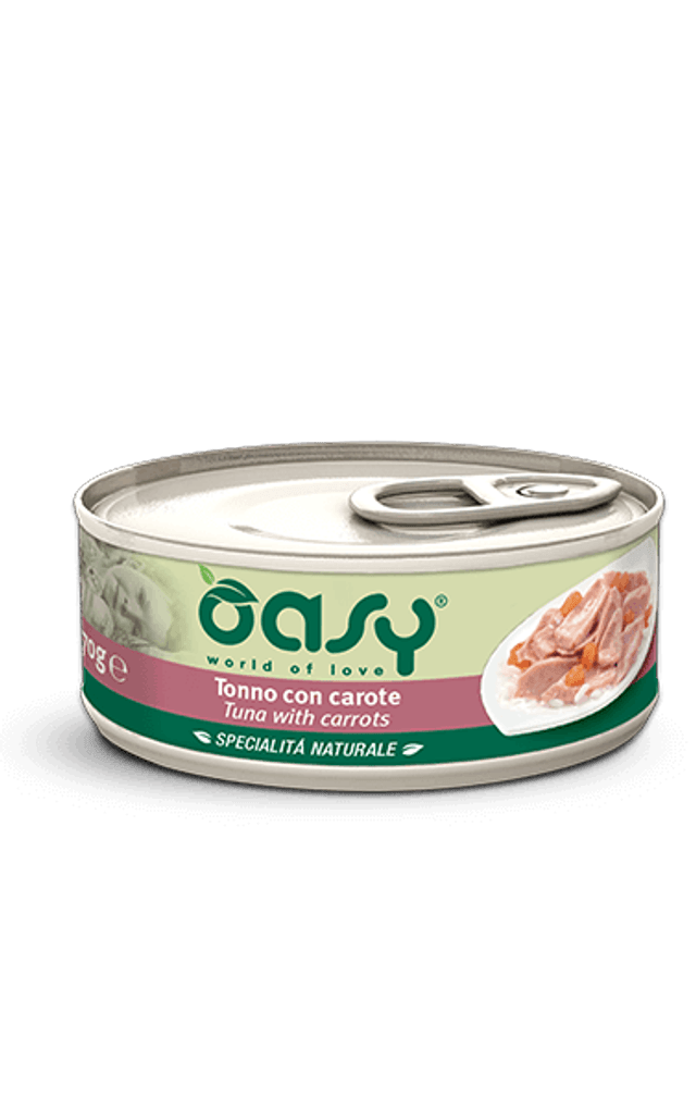 OASY NAT TONNO CON CAROTE 70G