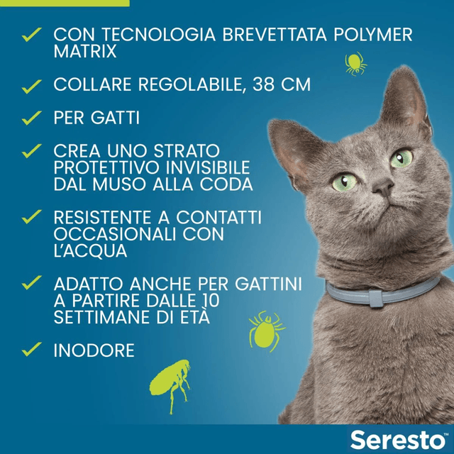 Seresto Collare Antiparassitario per Gatti