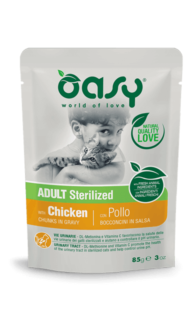 OASY CAT BOCCONCINI STERILIZED POLLO