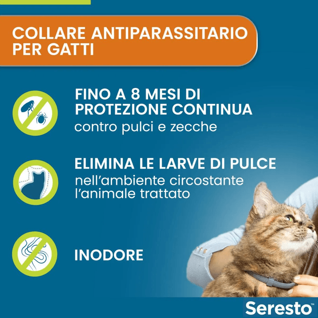 Seresto Collare Antiparassitario per Gatti