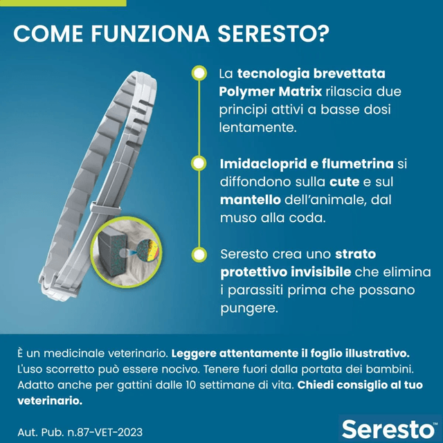 Seresto Collare Antiparassitario per Gatti
