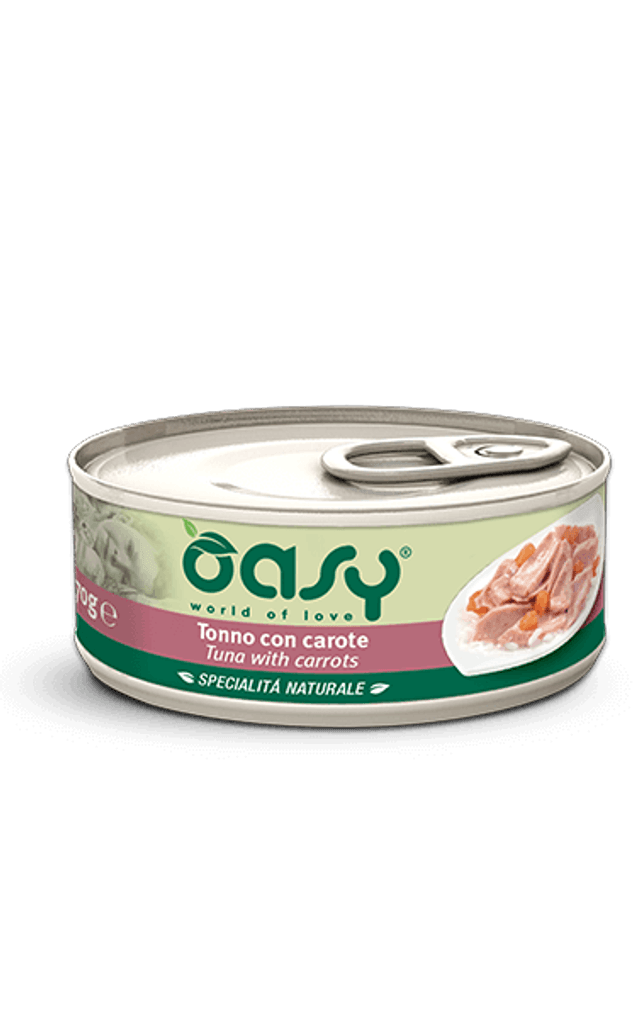 OASY NAT TONNO CON CAROTE 70G