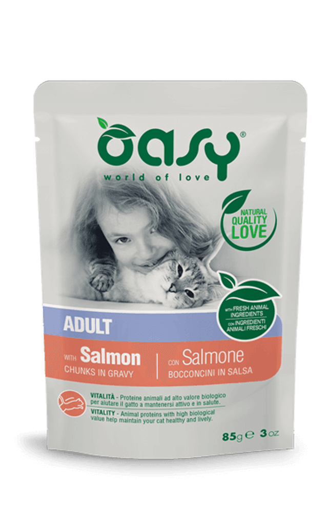  OASY CAT BOCCONCINI ADULT SALMONE