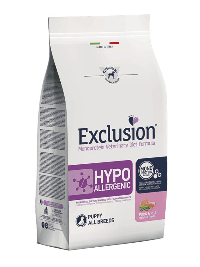 EXCLUSION DIET HYPO ALLBREEDS PUPPY MAIALE