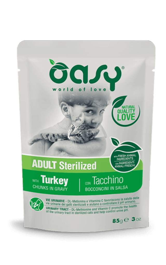 OASY CAT BOCCONCINI STERILIZED TACCHINO