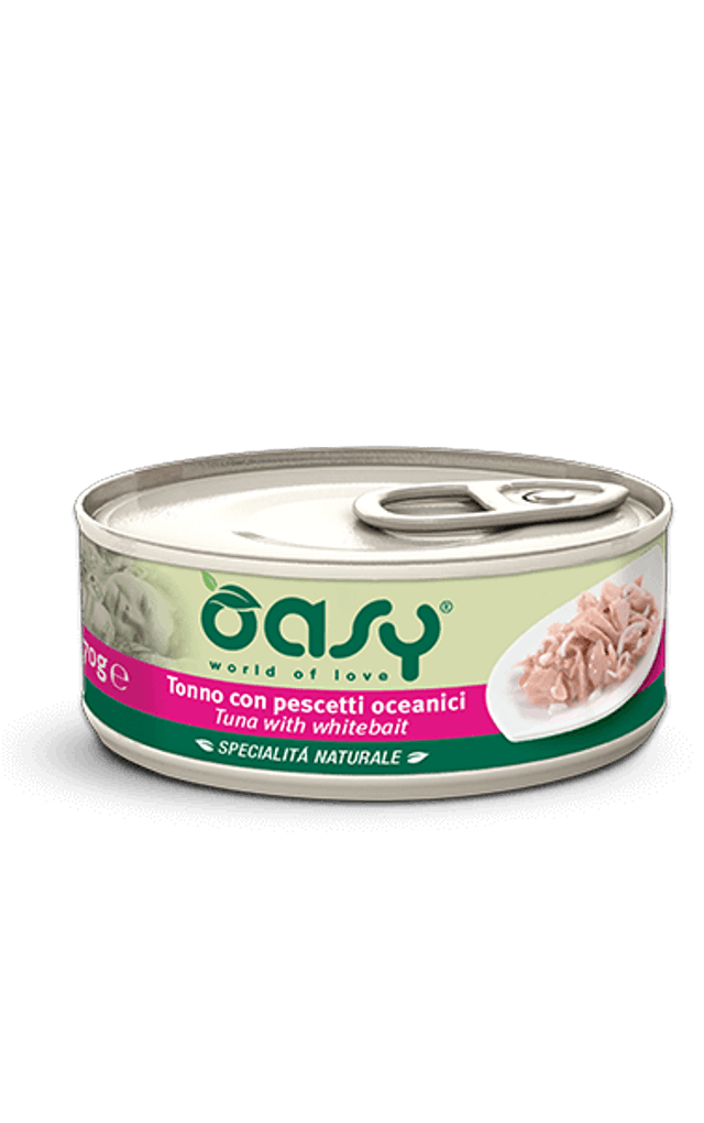 OASY NAT TONNO CON PESCETTI OCEANICI 70g