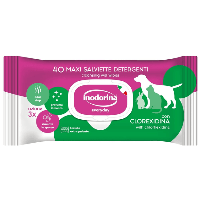 INODORINA SALVIETTE REFRESH CLOREXIDINA PZ.40