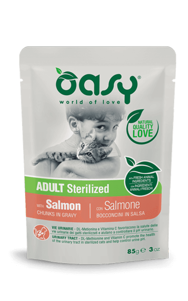OASY CAT BOCCONCINI STERILIZED SALMONE